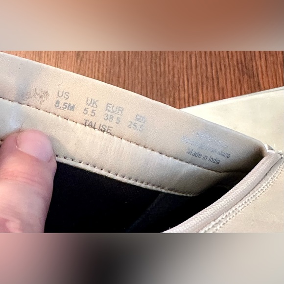 NWOT!🤩NATURALIZER!❄️Flat form/Ankle Boot/TALISE/Porcelain/Leather Zip/size-8.5 - Picture 15 of 16